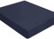 PiccoCasa Spannbettlaken 180x200 cm - Weichen Spannbetttuch für Boxspringbetten Dicke Matratzen bis zu 35 cm - Gebürstete Mikrofaser Bettlaken - Marineblau 180x200x35cm
