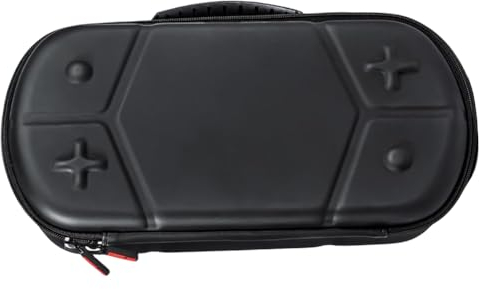 JUCHRZEY PU-Tragetasche, wasserdicht, tragbar, Reisetasche, stoßfest, Konsolen-Aufbewahrungstasche, Kratzfest, für Switch/ROG AIIy/Steam Deck/Playstation Portal