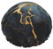 Double Layer Shower Cap Reusable Waterproof Shower Cap Black Gold Texture Shower Caps for Women Uk