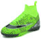 Zapatos de Fútbol Niño Botas de Fútbol césped Artificial Zapatillas de Entrenamiento para Adolescentes Zapatillas Deportivas para Interior y Exterior Zapatillas de fútbol Verde 30EU