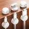 Lamicall [6 Stück] Kabelhalter Kabelclips, Kabel Organizer - [Kleiner & Raumsparender] Feder Kabelklemmen Selbstklebend, Kabelmanagement für Schreibtisch, Auto, Wand, Kabelorganizer für Ladekabel HDMI