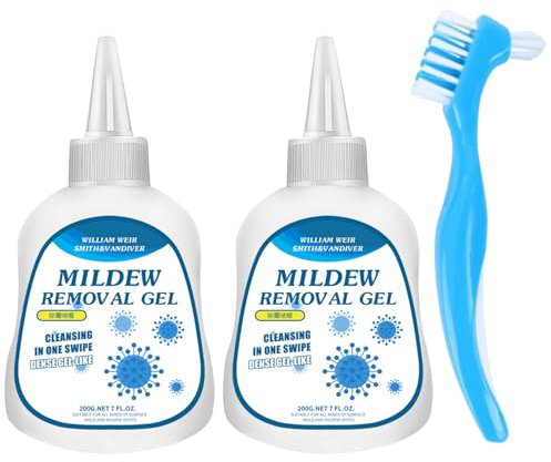 DOOCECIY 2 PCS Washing Machine Rubber Cleaner Mould, Deep Clean Mould Remover Gel for Washing Machine Kitchen Sink 200g