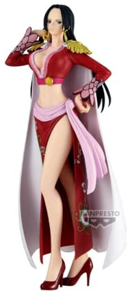 BANPRESTO Boa Hancock II One Piece Collectible Figure Glitter & Glamours, 22 cm, Multi-Colour, BP29084P, Ideal for Anime Fans
