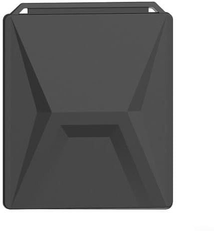 Feegow Schutzhülle für Starlink Mini, Silikonhülle für Starlink Mini-Satellitenschüssel, tragbare vollständige Abdeckung mit wiederverwendbarem Aufkleber (schwarz)