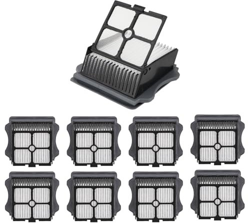 (9 piezas) Floor One S5 Filtros HEPA de repuesto compatibles con Tineco iFloor 3, Floor One S3, Floor One S5, Floor One S5 Pro 2, Aspiradora inalámbrica de agua y polvo, Accesorios de filtros