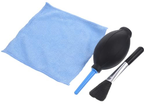 LIFKICH Silikon-luftbläser Für Kameraobjektive Staubentferner Mit Reinigungsbürste Und Tuch Ergonomisches Design Sicher Und Langlebig Für Empfindliche Oberflächen