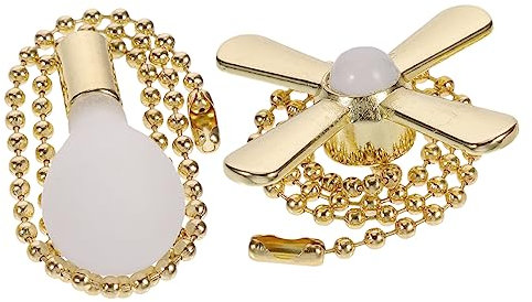 EXHUMKY 4piezas Cadenas De Extensión Para Bombillas Colgantes De Gadget Creativo Para Facilitar El Acceso Ventiladores y Luces De Techo Diseño Elegante y Duradero Para Decoración Del