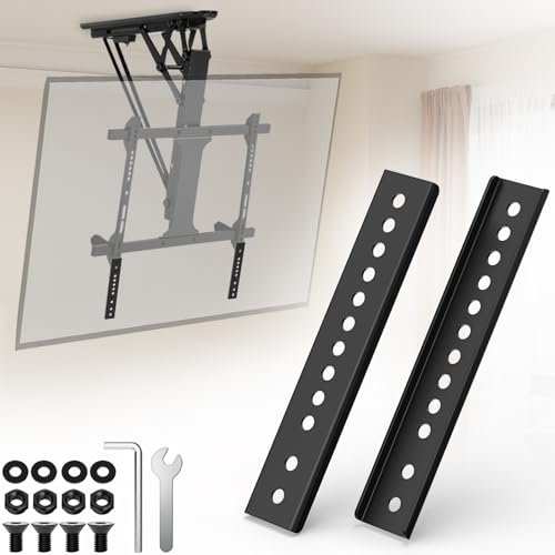 Vertical VESA TV Mount Extender Bracket Kit Compatible Designed for Low VESA Pattern TV’s,Fits for TV Ceiling Mounts, VESA Extension Bracket Plate