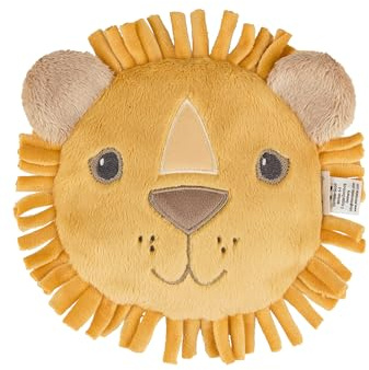 Sterntaler Wärmekissen Löwe Leo - wohltuendes Wärmekissen für Baby und Kinder mit niedlichen Applikationen - Haferkissen aus kuscheligem Material - Kuscheltier spendet Trost und beruhigt, mattgelb