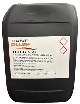 Kross Hidro HLP 32, Olio Idraulico Premium, 20L, Qualità Industriale