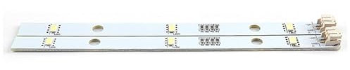 2 PCS LED Fridge Light Strip for RONGSHENG HISENSE E349766 MDDZ-162A 1629348 1529227 Kenwood KIFF5017 KIFF5020 KIFF7017 KIFF7020 KSBNDIX18, Refrigerator Light Bar Replacement DC 12V 2W Cool White Lamp