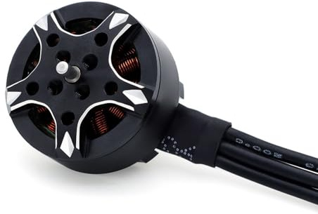 Dilwe Drone Brushless Motor, N48SH Rotor, 1.5mm Shaft, 50mm Silicone Wire, Micro Drone Motors with Dual Mounting Holes for 3-4 Inch Frames (4350KV)