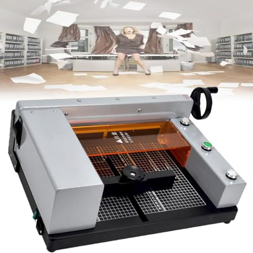 ZenSeFarin A4 Papierschneider,Schneidemaschine Mit Automatischer Sicherheits,Tischpapierschneider,Schnittdicke 40mm,Verwendet Für Papier,Karten,Pappe,Büros,Schulen,Wohnungen