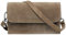 Caspar Wildleder Umhängetasche Dirndltasche kleine Trachtentasche Damen Handtasche aus Leder für Dirndl - PREMIUM LINE - Modell No.846 - Made in Italy, Farbe:taupe