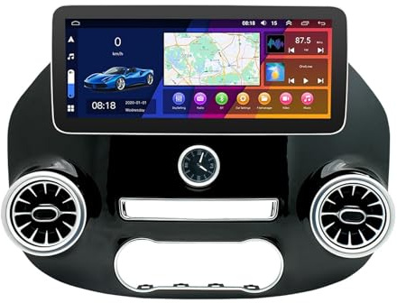 12,3 Android 14 Auto Radio für Mercedes Vito W447 2017-2019 | 8-Kern | 8+128GB | 4G LTE | Wireless CarPlay & Android Auto | DSP | Rückfahrkamera