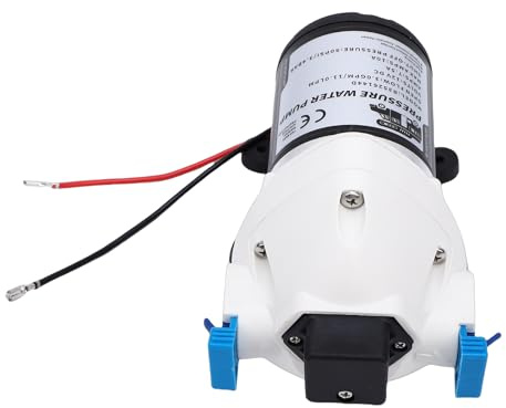 Hamwesh Pompe à Eau pour Camping-car, 3 GPM 50 PSI 12 V, Petite Pompe à Eau avec 7 Accessoires pour Camping-cars, Bateaux, Remorques, Yachts Marins