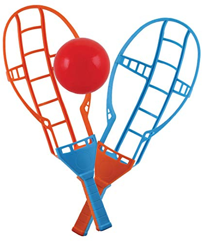 Wham-O 381020 Trac Ball Super Bounce - Schleuder- und Fangspiel - 2 Schläger, EIN Ball - ab 8 Jahren