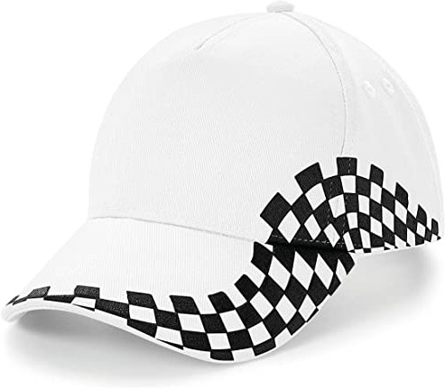 Cappellino Baseball Grand Prix Personalizzabile Stampa o Ricamo PS 40022 (Bianco)