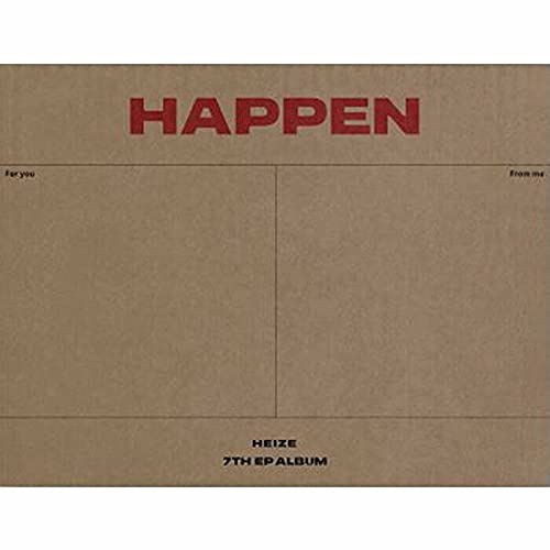 HEIZE HAPPEN 7th EP Album CD+20ea Post Card+7ea Post Card+9ea MV Post Card +1ea Folded Lyrics Card+8ea Lyrics Card+2ea Book Mark K-POP SEALED+TRACKING NUMBER