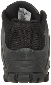 Mountain Warehouse Curlews Mens Waterproof Walking Shoes - Quick Drying Footwear, Suede & Mesh Outer & Rubber Sole - for Autumn, Winter, Camping & Hiking Dark Grey Adult Shoe Size 7