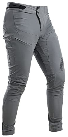 FORBEMK Herren Fahrradhose Mountainbike-Hose lang Leicht Atmungsaktiv Wasserabweisend Laufen Mountainbike Outdoor Fahrradhose