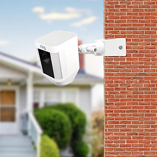 SkingHong Wandhalterung für Ring Stick-Up-Cam/Spotlight-Cam - für 90-Grad-Ecke, 360° verstellbare Kamera-Wandhalterung, nur Halterung (Prüfen Sie Ihr Modell)