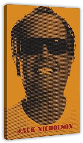 FISH DRAGATE Jack Nicholson 49 Leinwand-Poster, Wandkunst, Dekoration, Bild, Gemälde für Wohnzimmer, Schlafzimmer, Dekoration, Rahmen-Stil, 60 x 90 cm