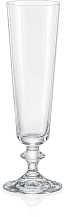 Crystalex Sektgläser Bella Kristallglas 205 ml 6er Set