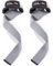 Zughilfen für Krafttraining und Bodybuilding (gepolstert) - Profi Lifting Straps 60 cm Länge für Fitness, Weightlifting, Kreuzheben - Zughilfe im Paar für Frauen und Männer (Hellgrau)