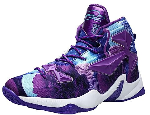 PENXZT Herren Basketball Schuhe Mode Jungen Teenager Trainerschuhe Sportschuhe Modisch Und Bequem,B,40 EU