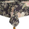 ESSEX - Tischdecke Patels, 110 x 160 cm, Tischtuch, 100% Polyester, Abwaschbar, Blumen - Schwarz