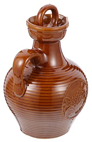 BESTonZON Carafe Céramique Rétro Pour Servir Le Vin Récipient à Vin Pour Maison Et Restaurant Accessoire De Décoration Vintage
