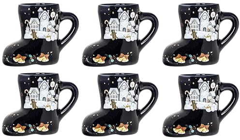 Lentz Lot de 6 tasses à vin chaud pour enfant - En céramique - Capacité : environ 0,25 l