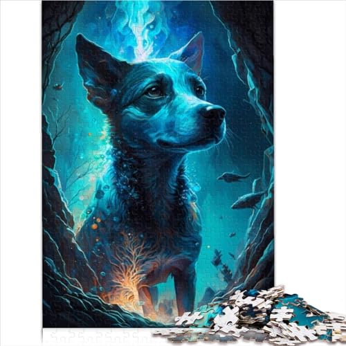 Jigsaw Puzzles Jack Russell Terrier Dog 1000 Piece Puzzle Cardboard Puzzle Perfect for Ages 12+ Educational Game Challenge Toy Size (26x38cm)