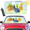 Parasol Paraguas Coche - Con Estampado Animal - Apto para Coches, SUV, Camiones (140 x 79 cm)