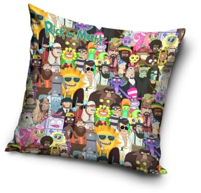Carbotex Rick and Morty Kissenhülle Kissenbezug 40x40 cm (RAM191032)