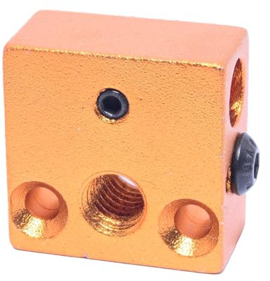 B-Gin Heizblock aus Aluminium für MK8 Hotends, Ender 3s, V2, Ender 3 Pro, Ender 5 Pro, CR10, S4, S5