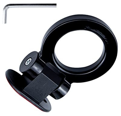 DRESSOOS Auto Abschlepphaken Aufkleber Schwarzer Trailer Tow Hook Sticker Leicht Robust Dekorativ Für Heck Stilvolles Design Auto Styling Deko Für Pkw Wohnwagen Towing Hook Decal