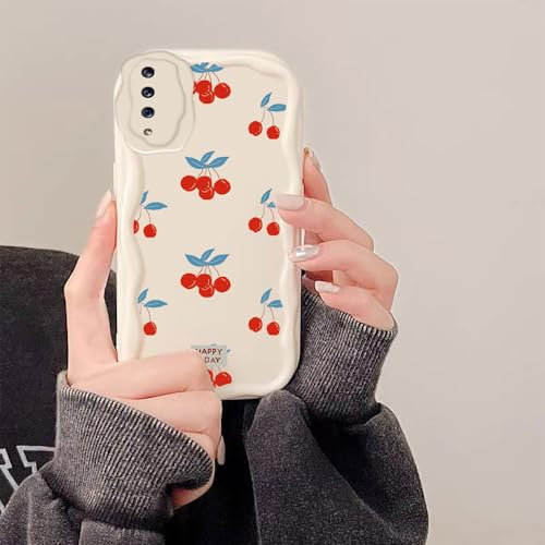PAIXIKYZ Compatible avec Samsung Galaxy A50/A50S/A30S Coque Silicone Souple Design Ondulé Lisse et Crémeux
