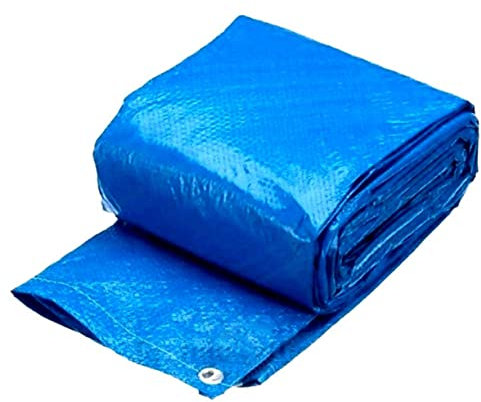 VANZACK Couverture De Piscine PE Imperméable Et Antidérapante Tapis pour Piscine Gonflable Bleu