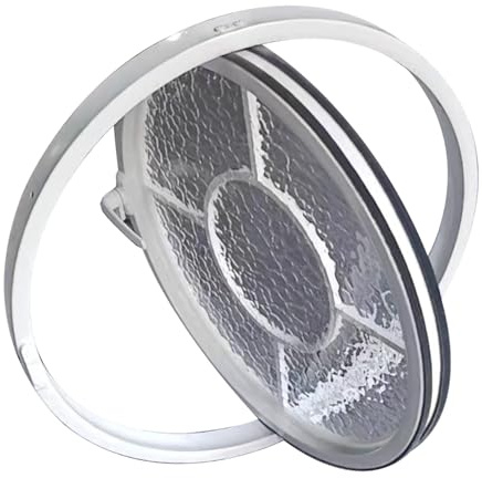 Finestra Finestre In Vetro Temperato Con Telaio In Lega Di Alluminio, Ventilazione E Illuminazione, Finestra Circolare Girevole A 360 Gradi, Finestra Ad Arco A Filo Per Capannoni Industriali.(White,40