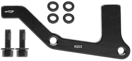 Durlo Langlebiger Fahrrad-Bremsscheiben-Montage-Bremssattel-Adapter B-R-203 für MT-B Mountainbike-Scheibenbremse vorne hinten Legierungsersatz
