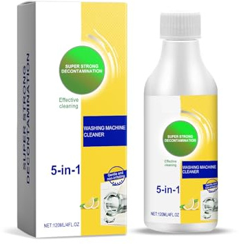 Washing Machine Deep Cleaning Liquid,Washing Machine Cleaner & Descaler for Smells,Mould Rubber Seal Cleaner