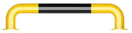 U Shape Security Bollards, U-Shaped Guardrail -Collision Bar,Car Blocker Bumper,Metal Iron Garage Parking Aid and Walls