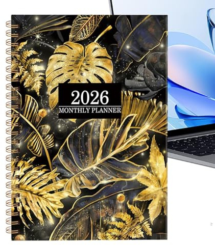 Monatskalender 2026, flüssiger Terminkalender – Monatskalender 2026 | für Zuhause, Schule, Büro, Klasse, Planung, Studium, Arbeit, Akademie, Lehrer, Studenten