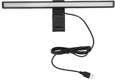 Plyisty Screen-Lichtleiste, augenschonende USB-Computerlampe, 3 Farbtemperatureinstellungen, keine Blendung auf dem Bildschirm, platzsparend für Homeoffice und Gaming