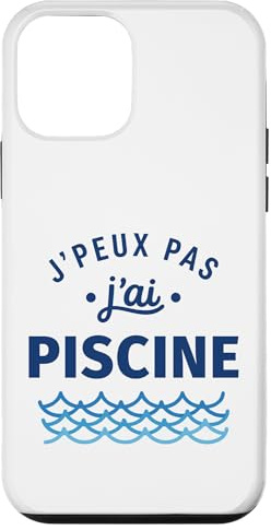 Nageur Humour Natation nage Citation j'peux Pas J'Ai Piscine Coque pour iPhone 12 Mini