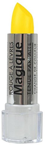 Il rossetto magico, arancione, diventa più o meno rosa a seconda del pH delle labbra