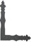 Möbelwinkel dekorativ Flachwinkel Eckwinkel Fensterwinkel Winkel Bauwinkel Holzverbinder 30cm