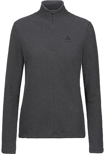 Odlo ROY_542331, Strato medio per esterni Donna, Shale Grey - Black Stripes, S